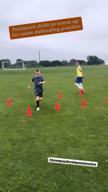 We got the feet moving with some footwork drills before tonight’s main session on defending! 😎 😰
Join us at the Newquay Development Centre ⚽️
#newquay #cornwall #lovenewquay #cornwallkids #newquaykids